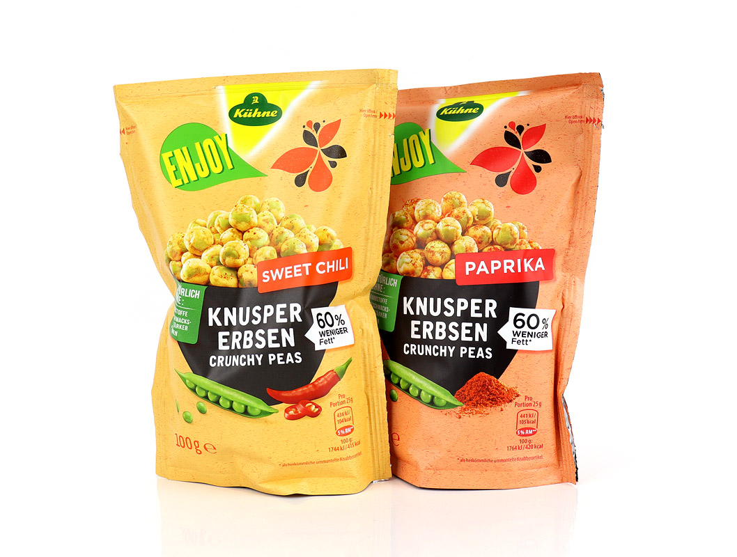 ENJOY Knuspererbsen Probierpaket (Sweet Chili & Paprika)